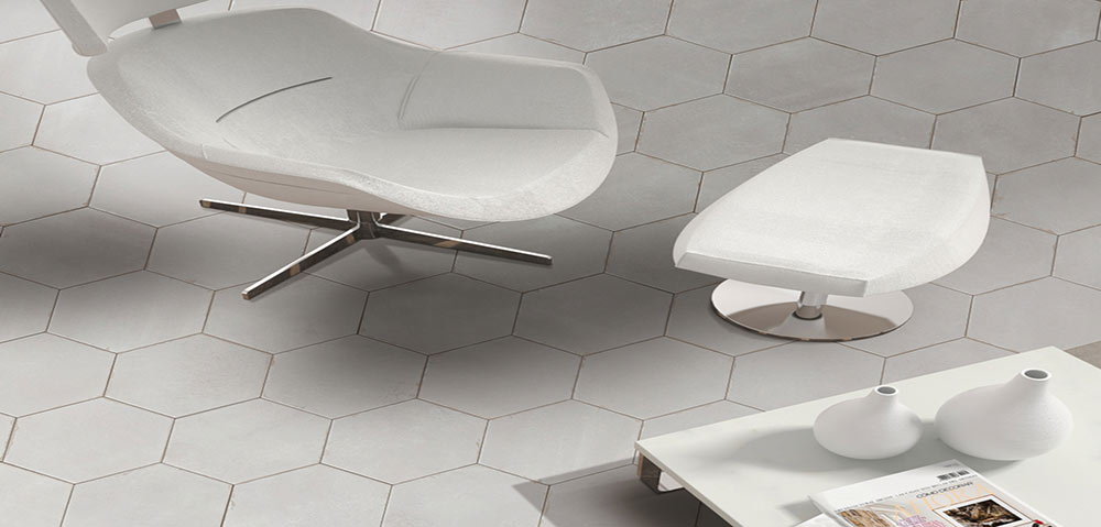 Vogue Hex Morcote Kőhatású járólap | Csempék és Padlólapok