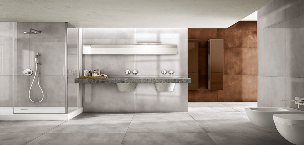 Vogue Iron Modern fürdőszoba | Csempék és Járólapok