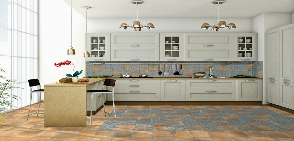 Vogue Patterns Cuba Konyhai burkolólap | Csempék és Járólapok