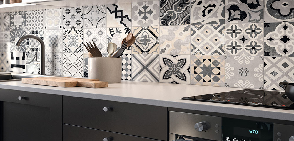 Vogue Patterns Fiorenza Konyhai burkolólap | Csempe és Burkolat