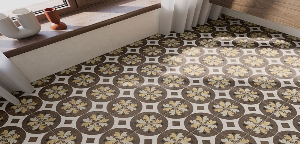 Vogue Patterns Kashmir Fahatású járólap | Csempék és Járólapok