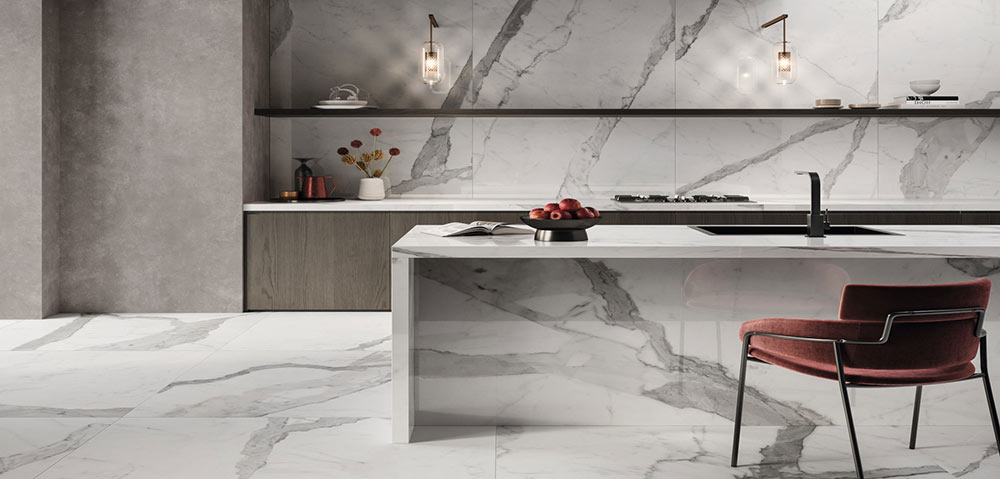 Vogue Slabs Marmi Konyhai burkolólap | Csempék és Járólapok