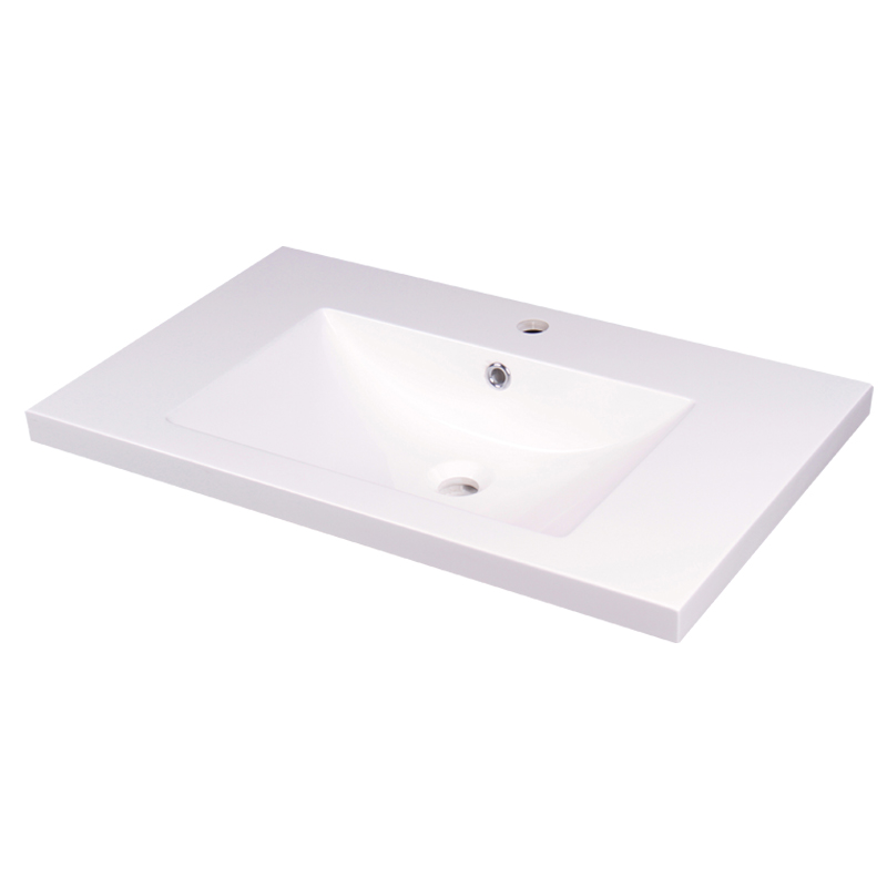 Wellis Soria pultba építhető műmárvány mosdó