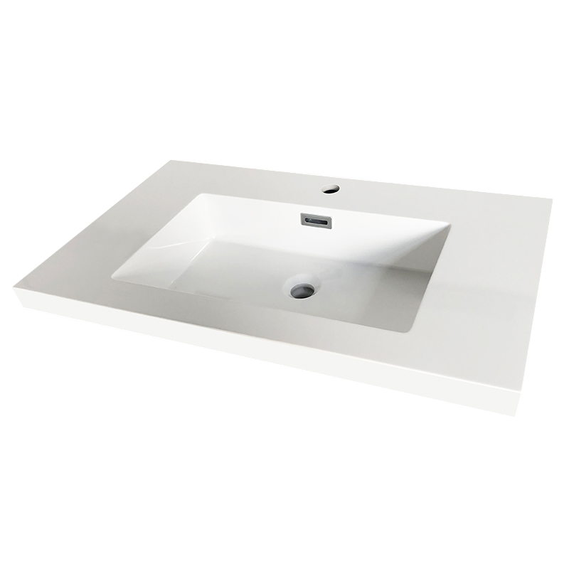 Wellis Bilbao 80 pultba építhető műmárvány mosdó