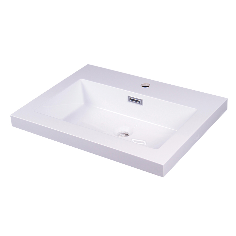 Wellis Bilbao 60 pultba építhető műmárvány mosdó