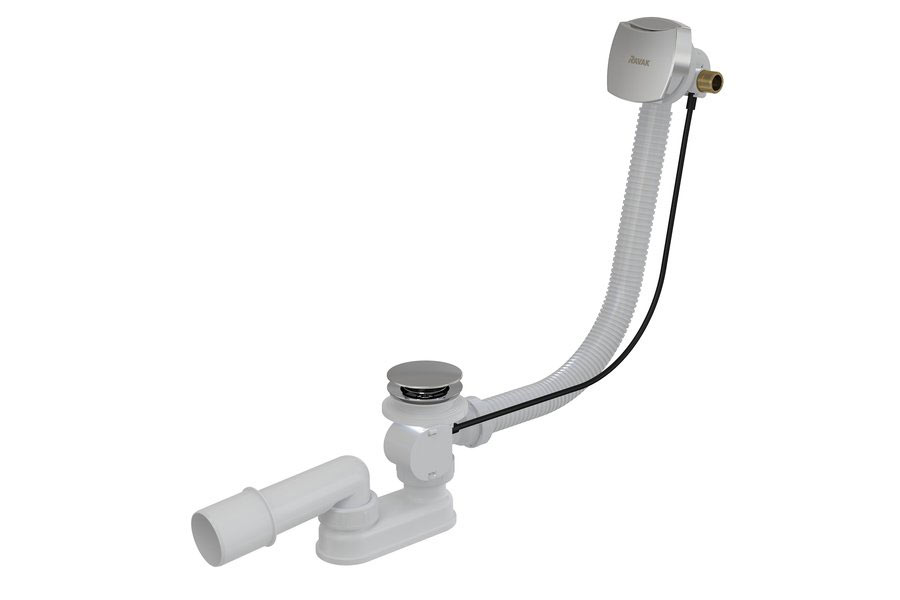 Ravak Kádfeltöltés a túlf k ád le/túlf szett-el 800 C-C H/K krómozott fedéllel 