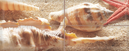 Zalakerámia dekorkép Zalakerámia Carneval BEACH F-53041 dekorkép