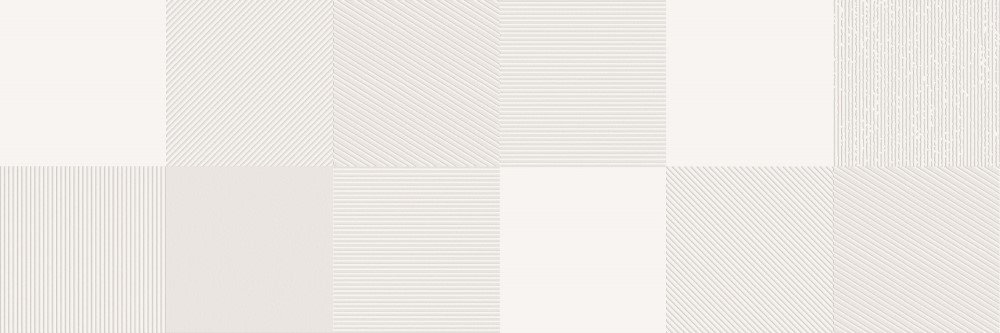 Zoya Just White Geo Dekor dekorcsempe  25x75 cm