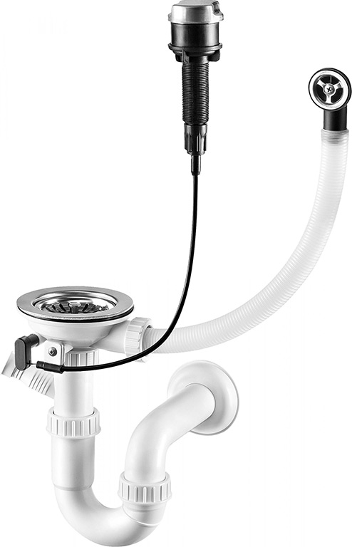 Deante szifon 1 medencés gránit mosogatókhoz 