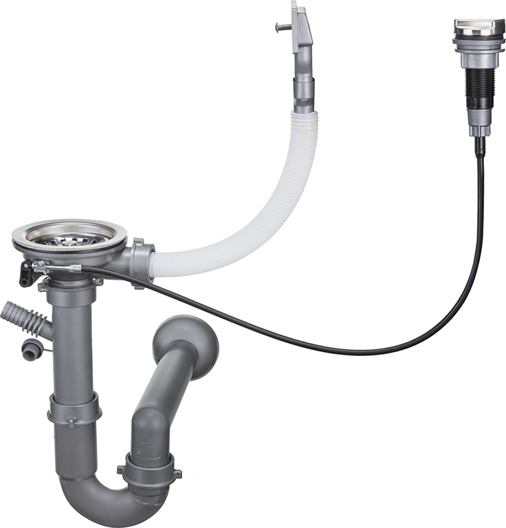 Deante szifon 1 medencés acél mosogatókhoz 